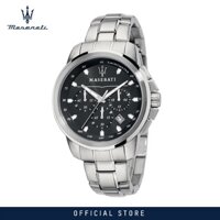 Maserati Men's Quartz Chronograph Watch Successo 44mm Stainless Steel R8873621001 With Luminous Dial Hands