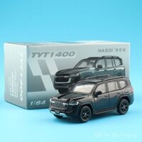 Masidi 1:64 Toyota Land Cruiser LC300GRS Mô hình ô tô hợp kim lốp cao su đáy sắt trang trí mô hình ô tô CZYS