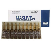 Maslive Inj 500mg/5ml điều trị hỗ trợ bệnh gan cấp tính hay mạn tính