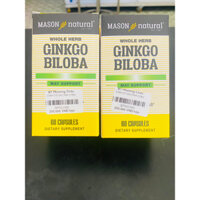 Mason Ginkgo Biloba - Ginkgo vàng, ngủ ngon, trí não khỏe (H60v)