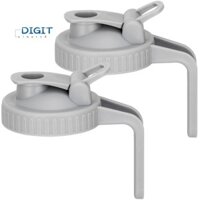 Mason Jar Cho Nắp Vòi Cho Miệng Rộng Mason Lọ, Bình Mason kín khí Nắp Lật Nắp Có Tay Cầm Màu Xám