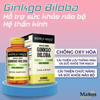 MASON NATURAL GINKGO BILOBA – GINKGO VÀNG NGỦ NGON, TRÍ NÃO KHỎE