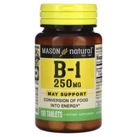 Mason Natural Vitamin B-1 250 mg 100 Tablets