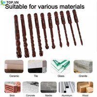 Masonry Project Essentials 10 Mũi khoan hợp kim Tương thích với dụng cụ điện
