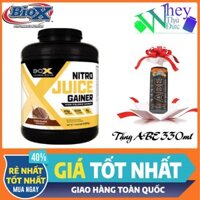 Mass Gainer Nitro Juice Biox HỦ 4Kg 16 SERVS - Mass Tăng cân tăng cơ BIOX