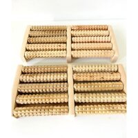 Massage chân bằng gỗ 8 thanh - phục hồi sức khỏe