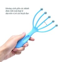 Massage đầu Dụng cụ mát xa đầu 5 nhánh gắn bi sắt cho chó mèo