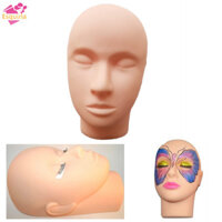 Massage ghép lông mi Esquirla Flat Mannequin có lỗ gắn