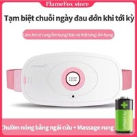 Massage làm nóng bụng, giảm đau lưng cho phụ nữ, thắt lưng đau bụng, nhiệt độ bốn giai đoạn, chế độ rung năm giai đoạn