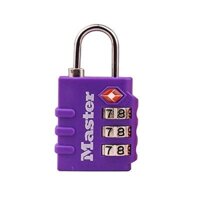 Master Lock TSA Dây đeo hành lý Khóa móc hành lý chữ số