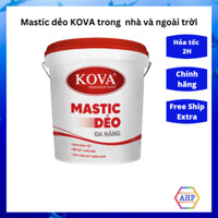 Mastic dẻo KOVA ngoại thất - bột trét dẻo KOVA đa năng Thùng 25Kg