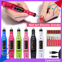 Mắt 1 Bộ Máy Làm Móng Tay Điện Nhiều Mũi Khoan USB Cắm Chuyên Nghiệp Loại Bỏ Da Chết Móng Tay Nghệ Thuật Dụng Cụ Acrylic Gel Sơn Móng Tay Loại Bỏ Máy Làm Móng Tay Đồ Dùng