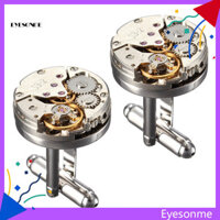 Mắt 2 Chiếc Thời Trang Nam Nữ Cơ Đồng Hồ Chuyển Động Khuy Sét Áo Sơ Mi Tay Nút