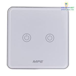 Mặt 2 công tắc vuông Zigbee SWV2/ZB