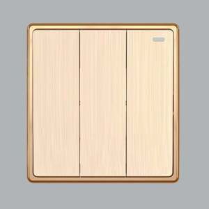 Mặt 3 công tắc 1 chiều MPE S703