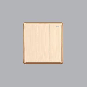 Mặt 3 công tắc 1 chiều MPE S703
