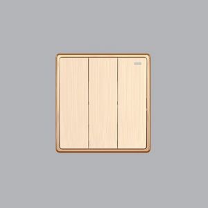 Mặt 3 công tắc 1 chiều MPE S703