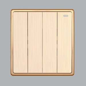 Mặt 4 công tắc 1 chiều MPE S704