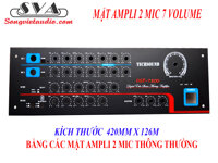 MẶT AMPLI MIC 7 VOLUME ECHO REVERB DSP-7800N