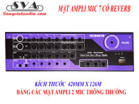 MẶT AMPLI PA505 MIC 7 VOLUME ECHO REVERB