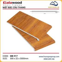 Mặt Bậc Cầu Thang Nhựa Giả Gỗ Galawood MB-917