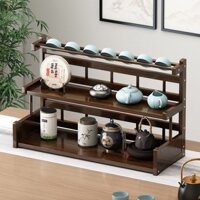 Mặt bàn chén thu nạp giá kệ nhỏ Bác Cổ Giá Kung Fu Tử Sa ấm trà cụ trưng bày