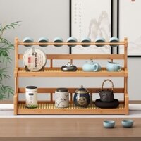 Mặt bàn chén thu nạp giá kệ nhỏ Bác Cổ Giá Kung Fu Tử Sa ấm trà cụ trưng bày