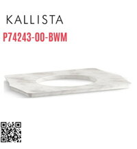 Mặt bàn đá lavabo cẩm thạch trắng Kallista P74243-00-BWM