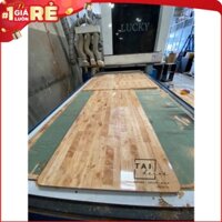 Mặt bàn gỗ cao su hình chữ nhật