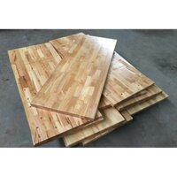 MẶT BÀN GỖ CAO SU TỰ NHIÊN: 50 x 120