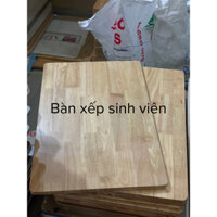 Mặt Bàn Gỗ Cao Su Tự Nhiên Loại AC Rộng 40cm x Dài 60cm