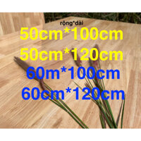 mặt bàn gỗ nguyên tấm gỗ không thấm nước kt R 50cm//60cm dài 100cm//120cm dày 12mm 18mm