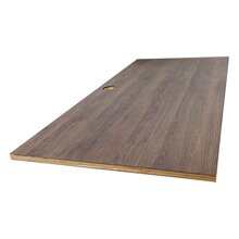 Mặt bàn gỗ Plywood hoàn thiện vân tối MB005
