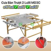 Mặt bàn máy cưa bàn trượt mini, Modell MD3C ( mặt bàn máy ) cắt khổ ván 1m2x2m4 thoải mái