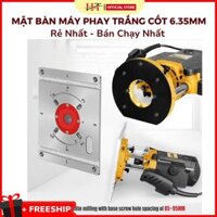 Mặt Bàn Máy Phay Trắng , Tấm Gá Máy Phay Cho Máy Soi Cầm Tay Cốt 6.35mm