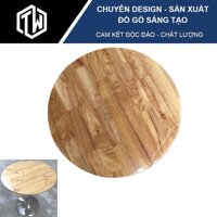 Mặt bàn tròn bằng gỗ tự nhiên cao cấp, nhiều kích thước - 50 x 50cm