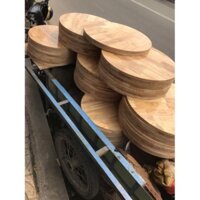 Mặt bàn tròn gỗ cao su tự nhiên (d:50cm)