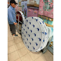 MẶT BÀN TRÒN INOX ĐÃI TIỆC DÀY ,MẶT BÀN INOX CHÂN RỜI ,CHÂN BÀN SẮT CHỮ THẬP