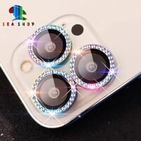 Mắt Bảo Vệ Camera Đính Đá Cho Iphone 11 Pro Max, Ip11- Chất Liệu Titan – Không Gây Yếu Sóng – Seashop