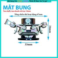 Mặt Bung Ly Tâm Tua Nhanh, Tua Chậm Motor Cốt Trục 14mm