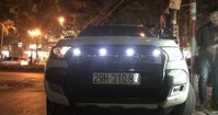 Mặt ca lăng chữ FORD 4 đèn LED cho xe Ford Ranger