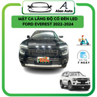 Mặt ca lăng độ Ford Everest 2023 ,Ca lăng có đèn Led Chữ logo 3D, nhựa ABS cao cấp