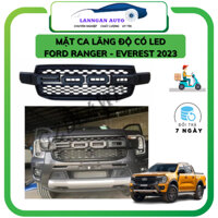 Mặt ca lăng độ Ford Ranger WT,XLS 2022-2023, Ford Everest 2023 ,Ca lăng có đèn Led nhựa ABS cao cấp
