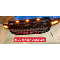 Mặt Ca Lăng Thay Thế Theo Xe Ford Ranger 2025-23 XLT, Wildtrak Form Mới Mẫu Có Đèn Cao Cấp