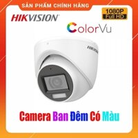 Mắt Camera Hikvision Dome DS-2CE76D0T- Camera Ban Đêm Có Màu - Trong Nhà - Hàng Chính Hãng .