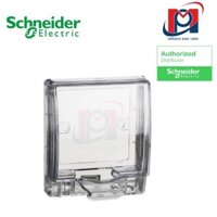 Mặt che (không đế) phòng thấm nước mặt đơn cho ổ cắm - Schneider - Màu Trắng - ET223R_TR
