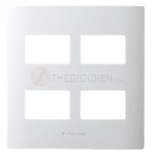 Mặt công tắc dùng cho 4 thiết bị Panasonic WEVH68040