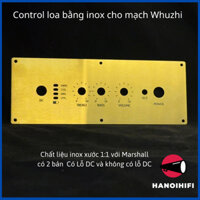 Mặt control loa inox cho Wuzhi TB21, ZK 502T, 1002T, 152T, 302T, LT22 khắc laser siêu bền