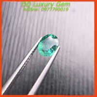 Mặt Đá Emerald Ngọc_Lục_Bảo, Kích Thước 7x5x4mm, Trọng Lượng 1 ct, Màu Xanh, Sang Trọng, Cao Cấp D38