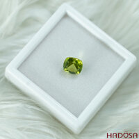 Mặt đá Peridot vuông Cus 6mm 5A